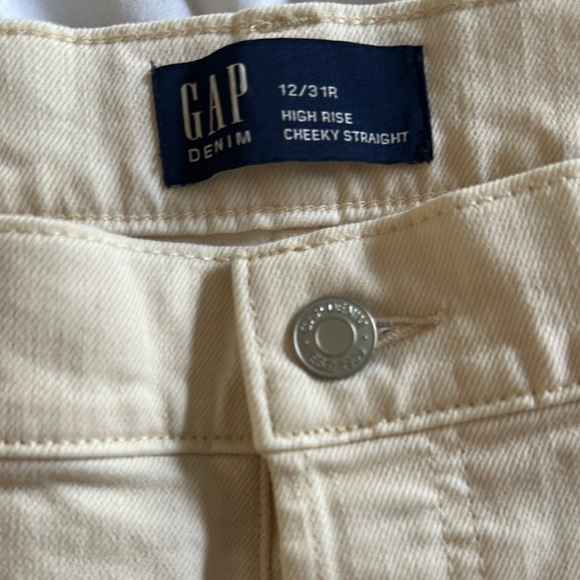 GAP Cream High Rise Denim - Picture 2 of 5
